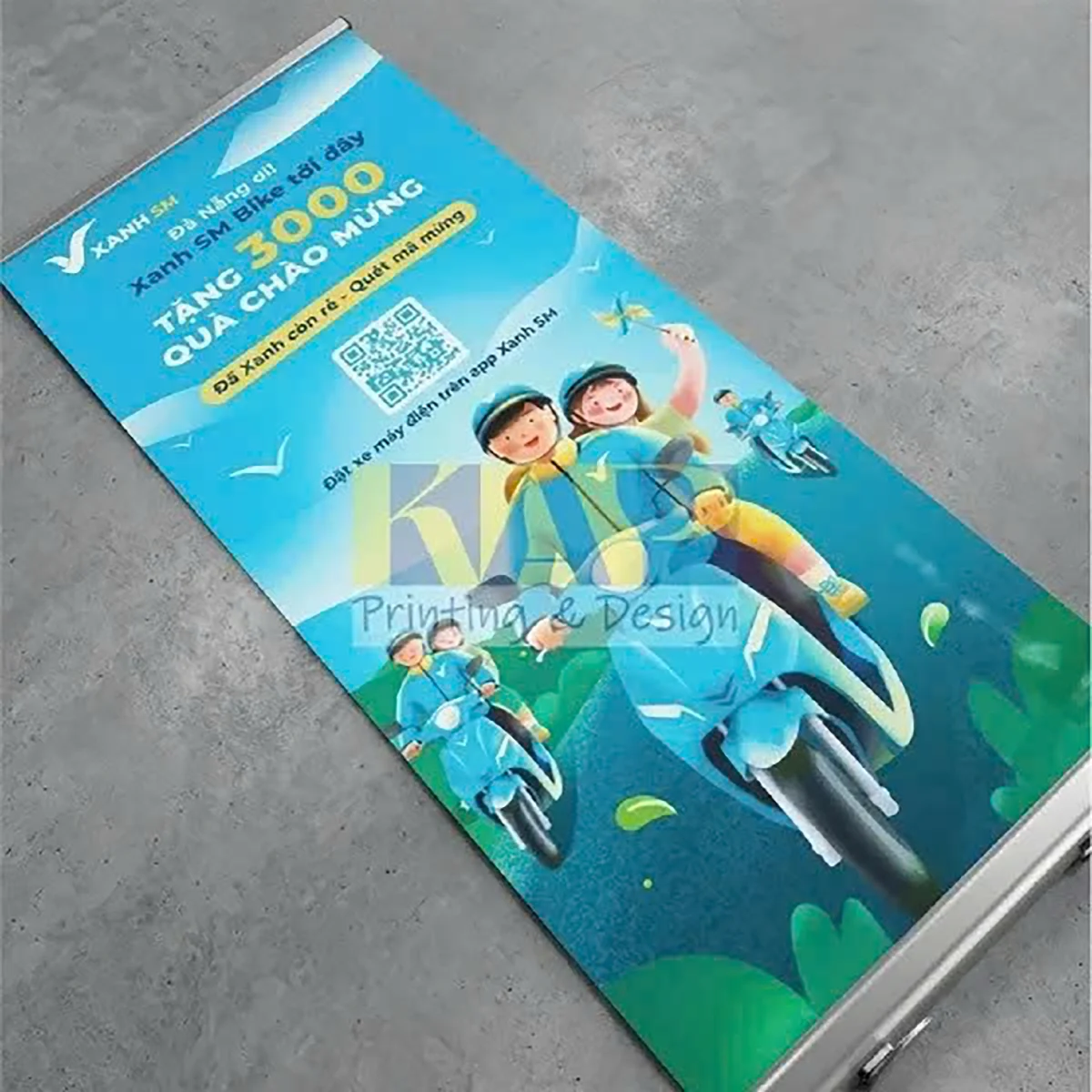 in poster standee