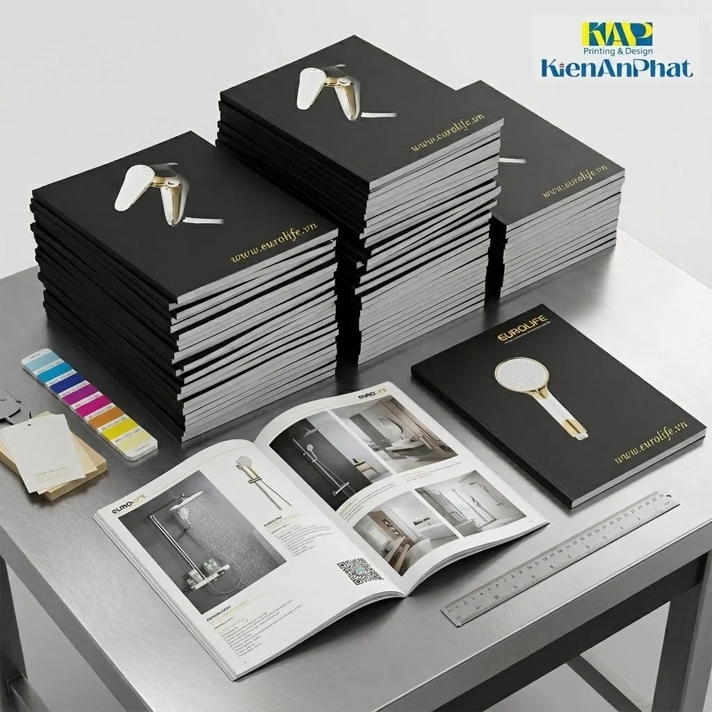 In catalogue dán keo gáy (in offset/ In nhanh kts)