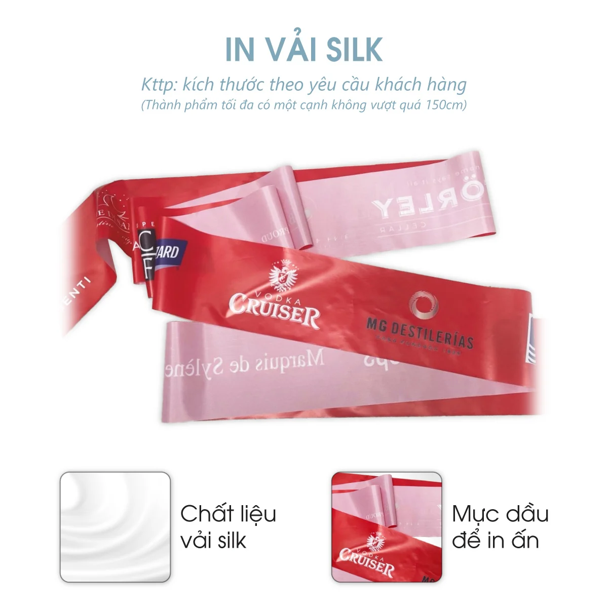In vải silk