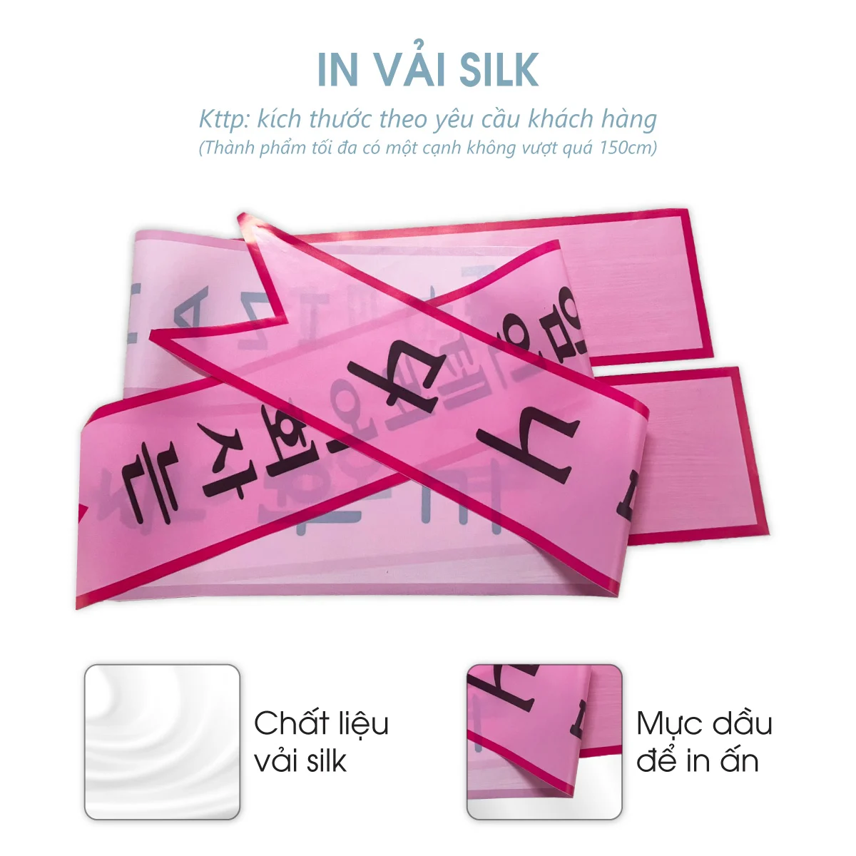 In vải silk