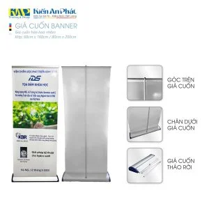 Chân standee cuốn inox