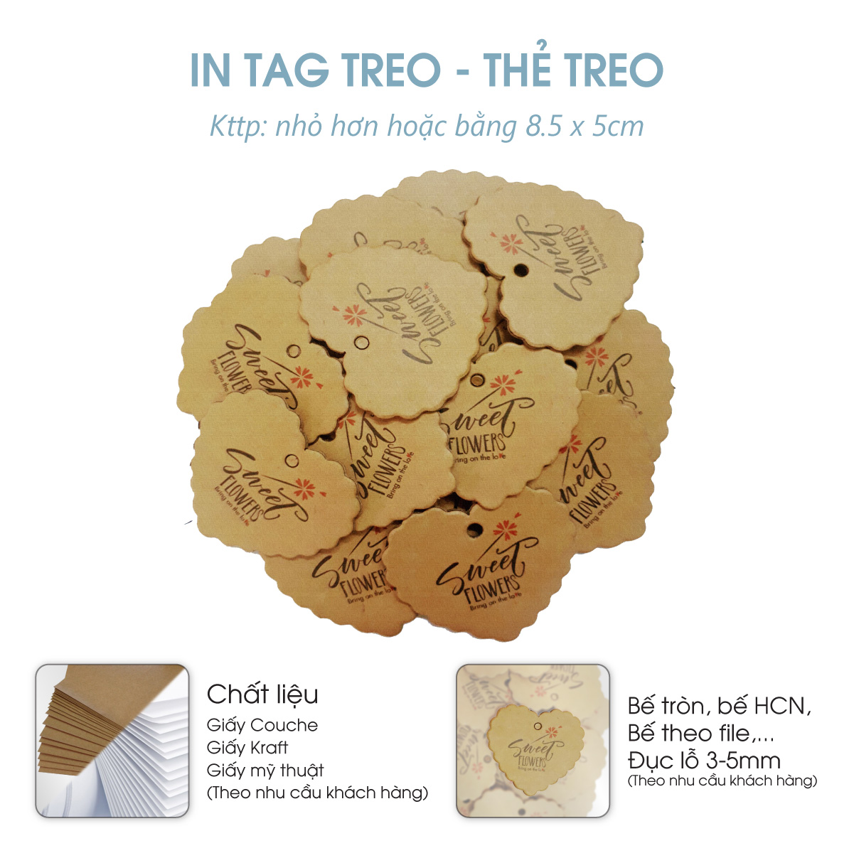 In Thẻ treo / Tag