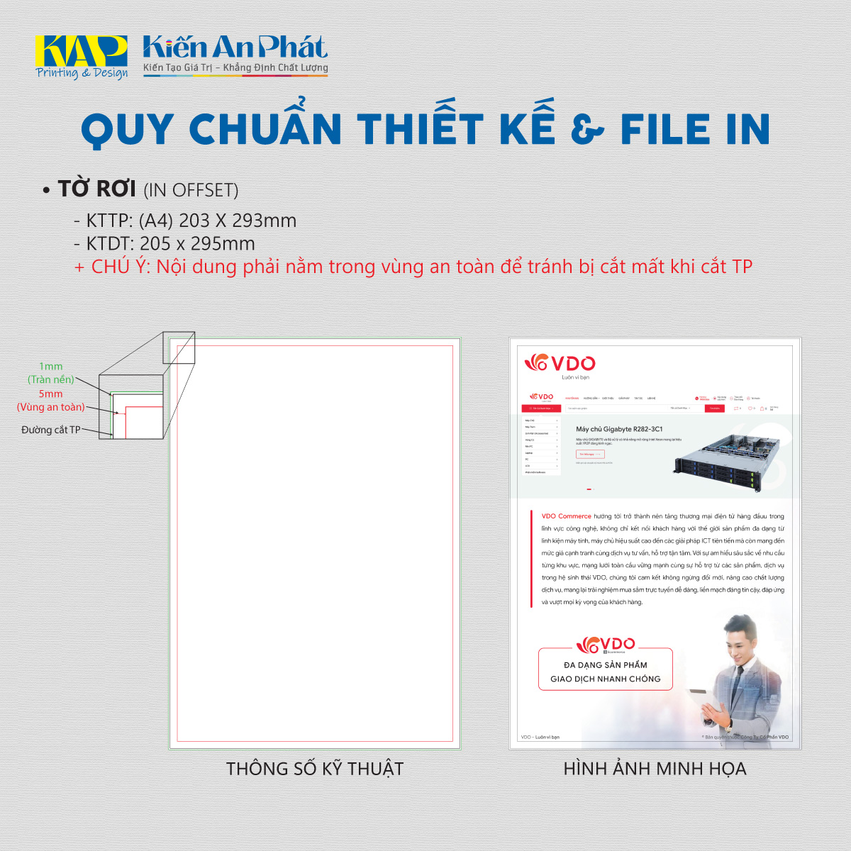 Quy chuẩn thiết kế file in tờ rơi offset