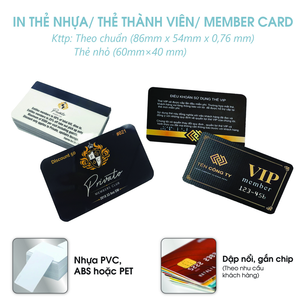 In thẻ nhựa tại tpHCM