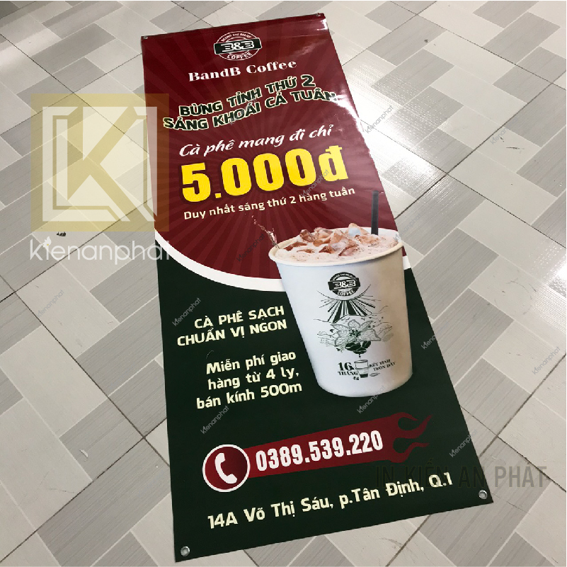 chi phí in standee