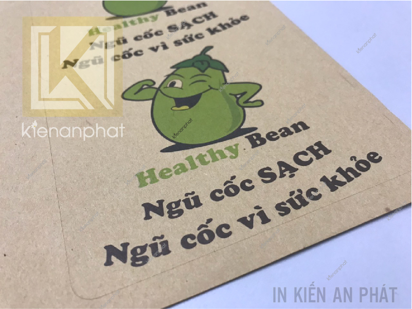 in decal giấy kraft