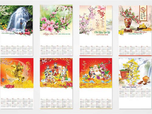 mẫu lịch nẹp thiếc 1 tờ