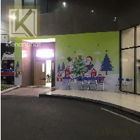 In poster dán kính trên chất liệu giấy decal, pp