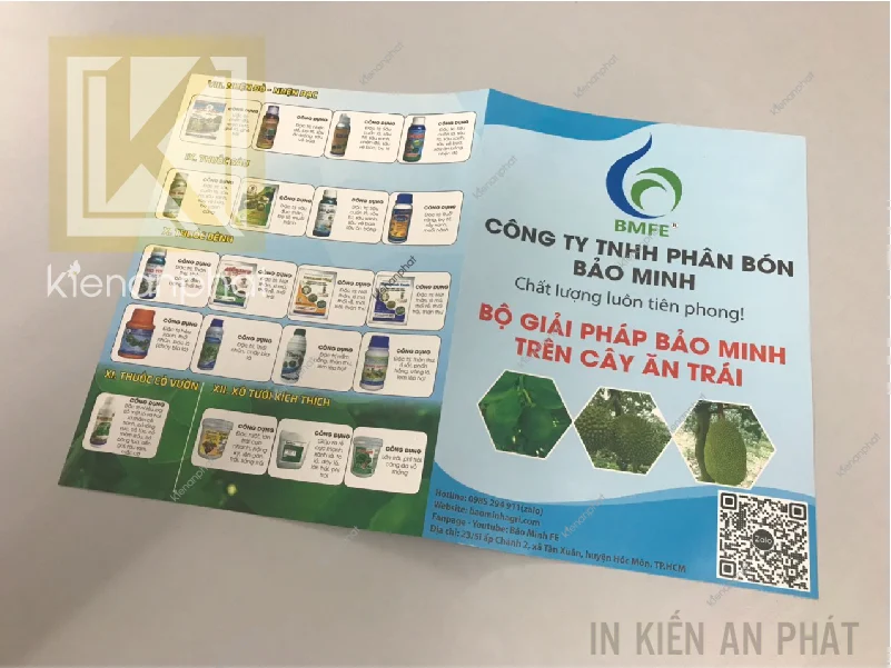 Xưởng in tờ gấp (brochure) uy tín giao hàng tận nơi