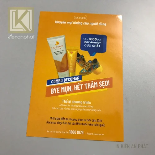 Đặt in tờ rơi và thiết kế 2 trong 1 tại in Kiến An Phát