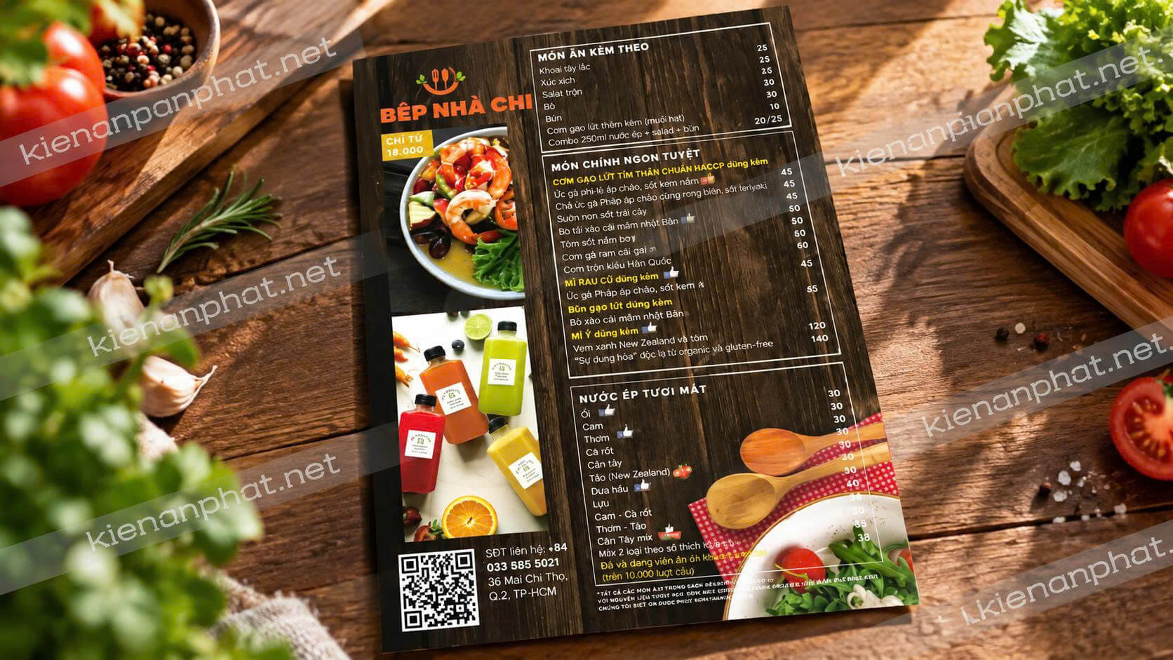In Tờ Rơi Quán Ăn, Nhà Hàng Đẹp