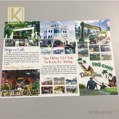 Tờ rơi du lịch, tờ gấp, in nhanh lấy liền tại tpHCM