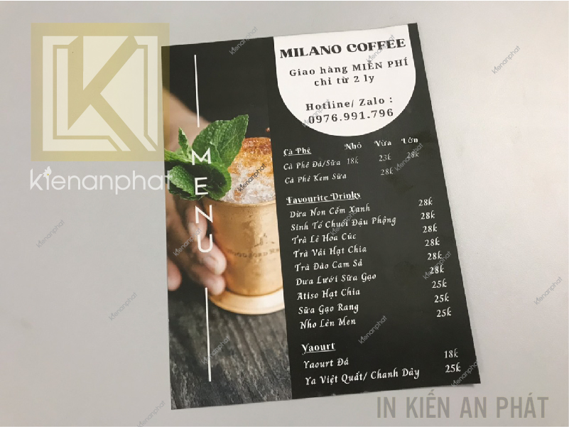 tờ rơi quảng cáo quán ăn