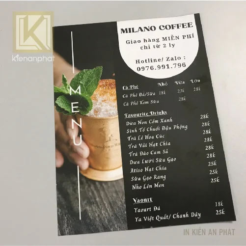 Tờ rơi quảng cáo quán ăn, nhà hàng, đồ uống – In giá rẻ!
