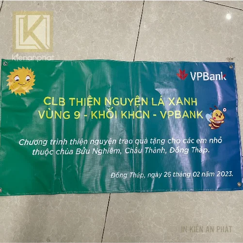 In băng rôn khẩu hiệu kích thước theo yêu cầu