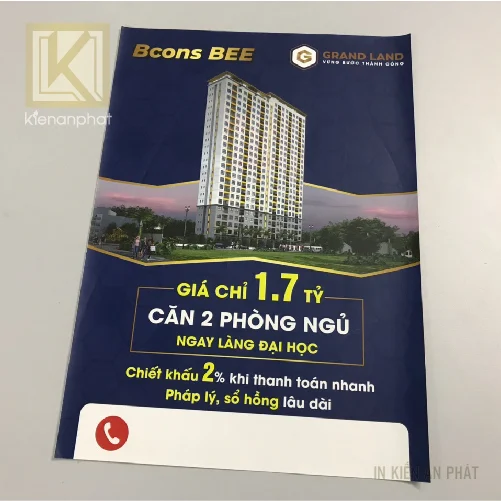 In tờ rơi bất động sản, mẹo thiết kế mẫu tờ rơi đẹp!