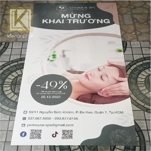 Standee spa – Xưởng in standee ngành làm đẹp tpHCM!