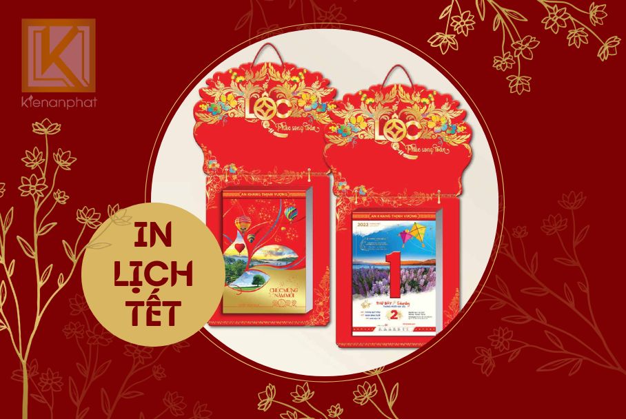 In lịch tết số lượng ít, giá tốt tại TPHCM