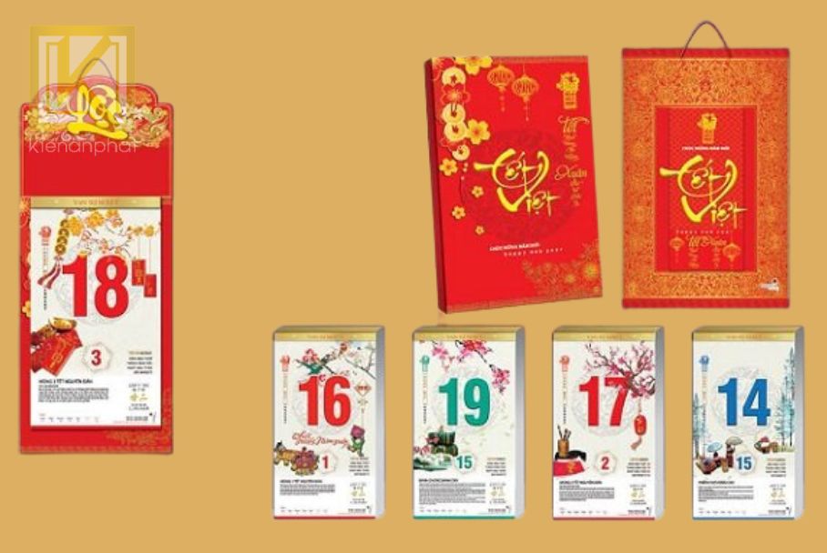 Công ty in Kiến An Phát chuyên nhận in đa dạng các ấn phẩm lịch tết
