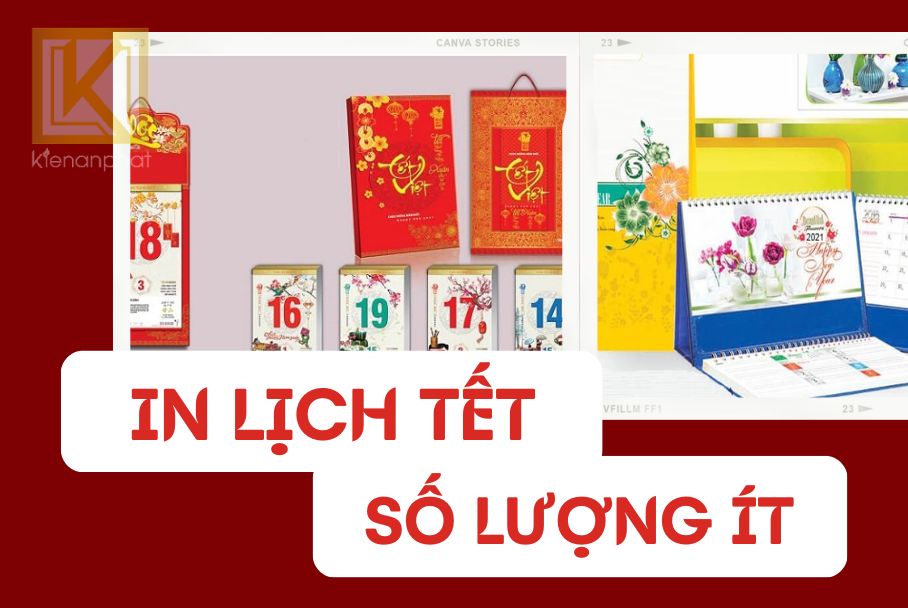 Công ty in lịch tết số lượng ít, giá tốt tại TPHCM