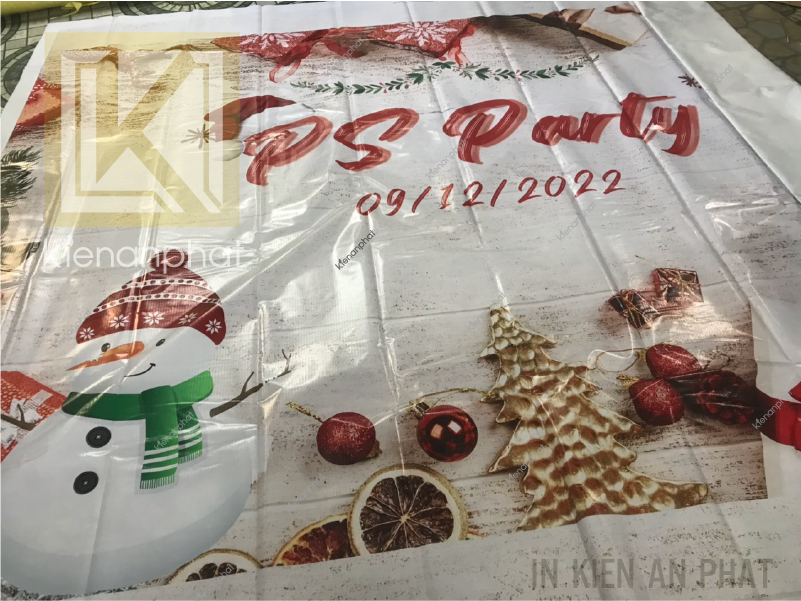 In backdrop tiệc tất niên - Điểm nhấn không thể thiếu!