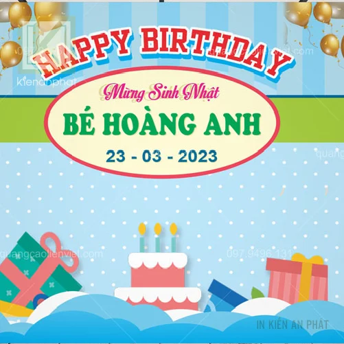 Backdrop sinh nhật – In ấn backdrop, background giá rẻ tại tpHCM