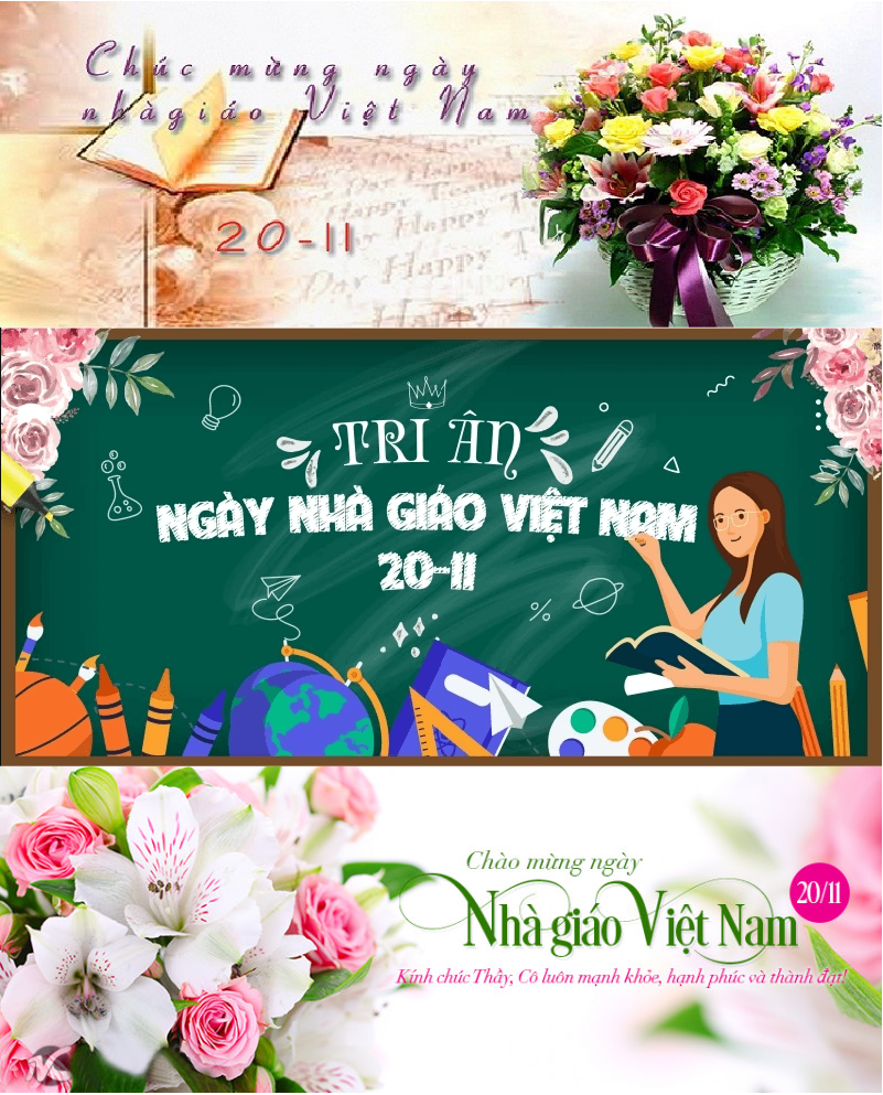Băng Rôn 20 Tháng 11 - In ấn backdrop, background giá rẻ tại tpHCM