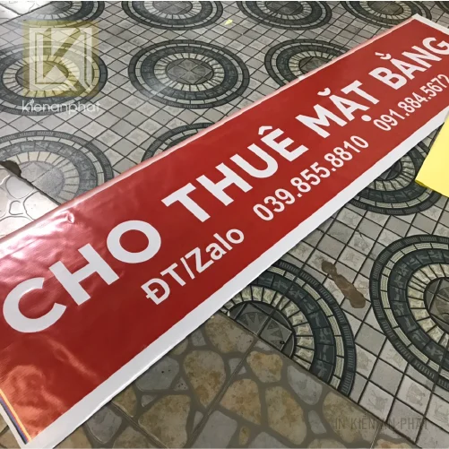 In băng rôn cho thuê nhà (mặt bằng) – Tuyệt chiêu quảng cáo hiệu quả