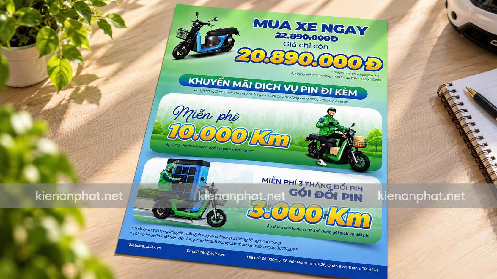 Hệ thống máy in kỹ thuật số công nghiệp hiện đại tại xưởng In Kiến An Phát giúp hoàn thiện đơn hàng tờ rơi lấy liền trong ngày