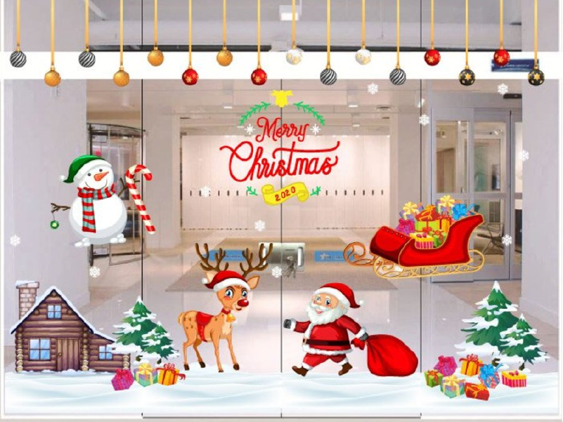 Decal Trang Trí Noel, Lựa Chọn Hoàn Hảo Cho Không Gian Nhà Bạn