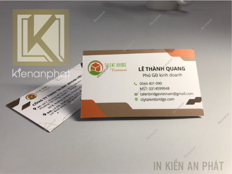 Giá In Name Card 2 Mặt và Chất Liệu Thông Dụng tại In Kiến An Phát
