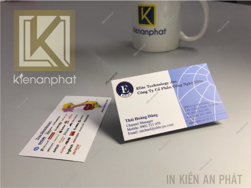 Giá In Name Card 2 Mặt và Chất Liệu Thông Dụng tại In Kiến An Phát
