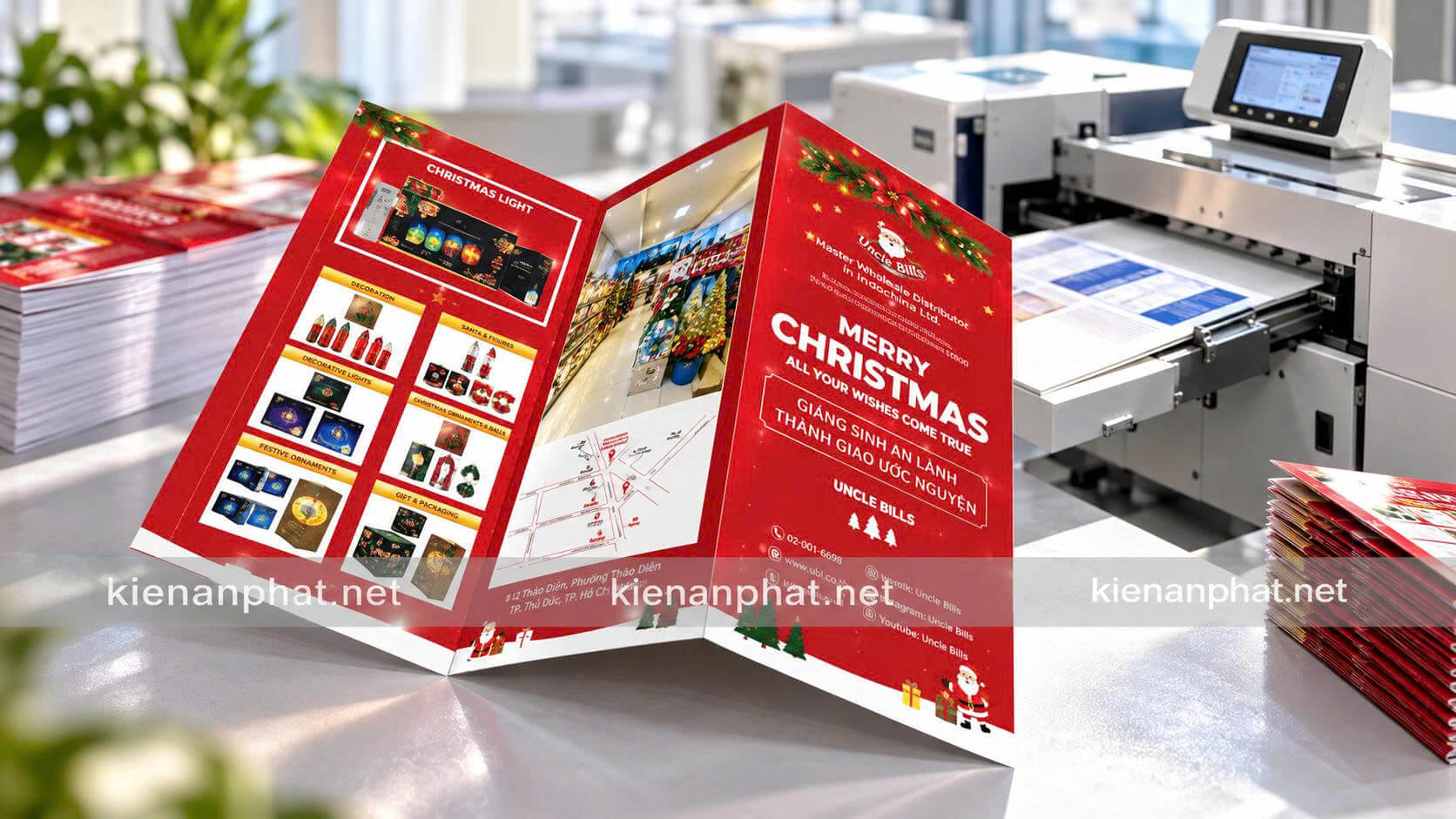 Kỹ thuật chạy máy cấn rãnh tự động giúp các đường gấp tờ rơi luôn sắc sảo và phẳng phiu