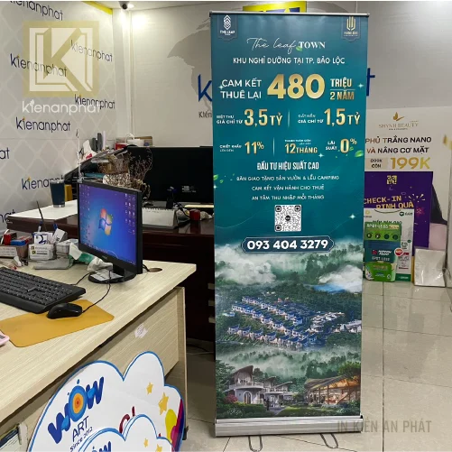 Chân standee 60×160, sản phẩm quảng cáo hiệu quả