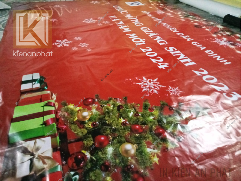 In phông nền sân khấu mừng chúa giáng sinh (Noel) đẹp tại tpHCM