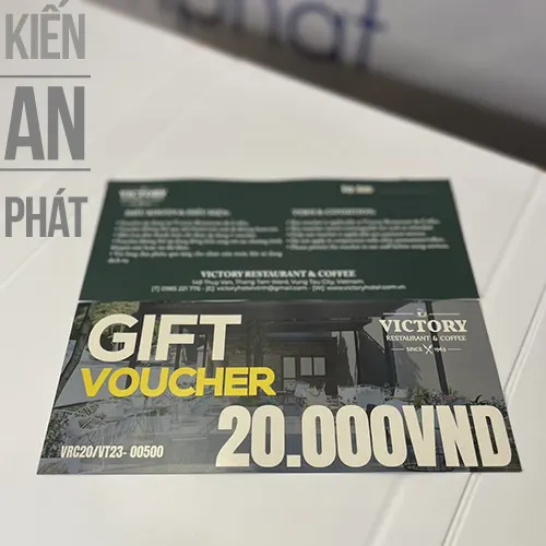 Giá in gift card - Gift voucher