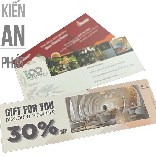 Giá in gift card - Gift voucher