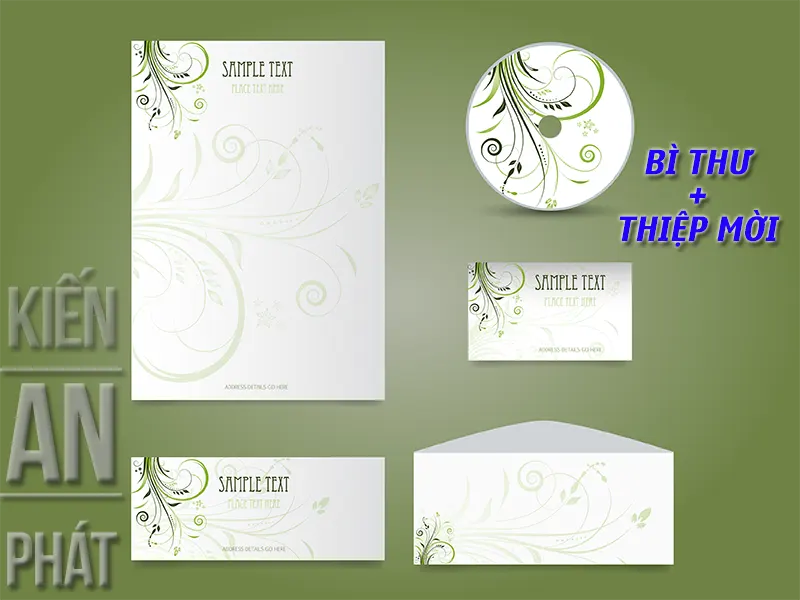 Thiết kế phong bì thư ấn tượng và chuyên nghiệp