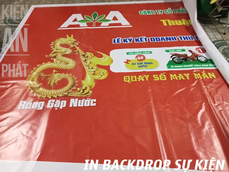 In backdrop sự kiện ngoài trời và trong nhà tại tpHCM