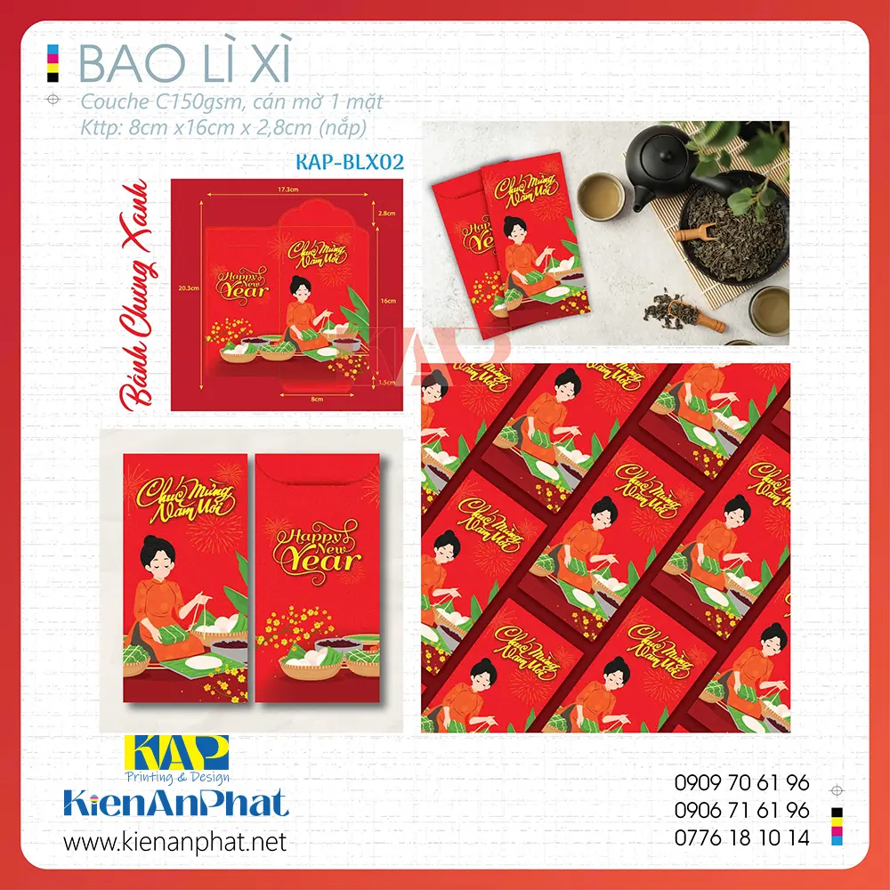 Mẫu Bao Lì Xì Tết Chào Xuân Bính Ngọ 2026 Độc Quyền