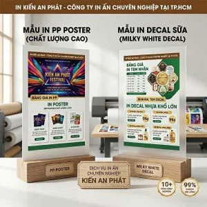 In poster PP/ Decal khổ lớn