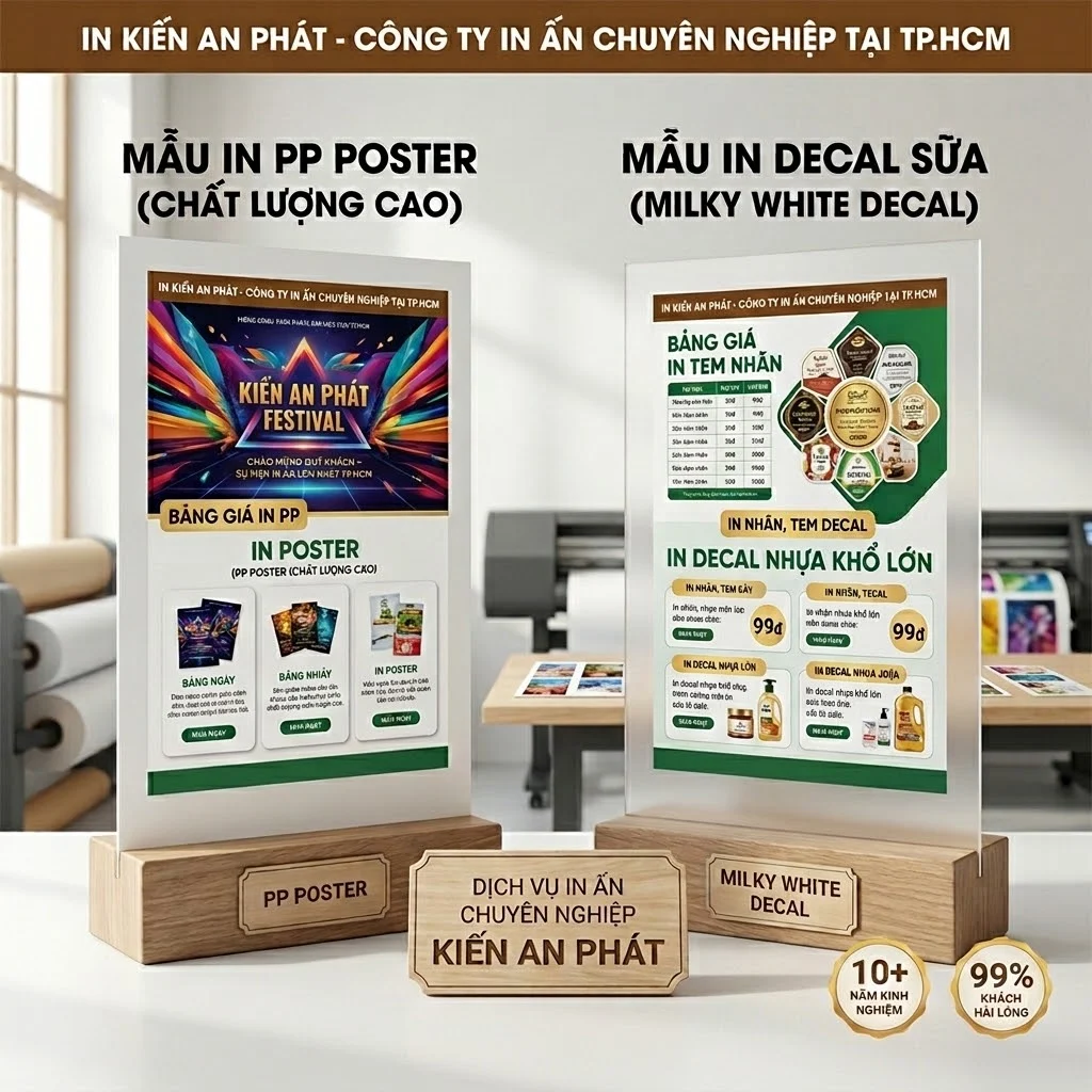 In poster PP/ Decal khổ lớn