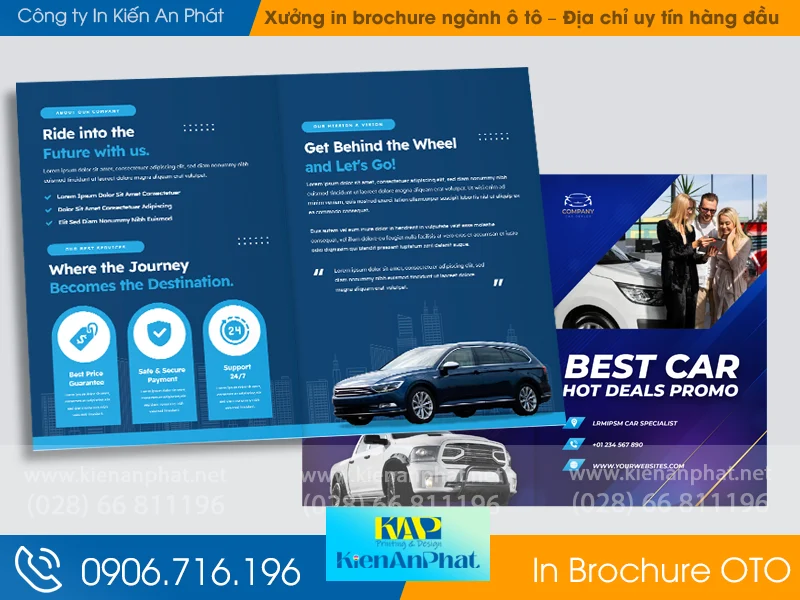 Xưởng in brochure ngành ô tô Kiến An Phát – Địa chỉ uy tín hàng đầu