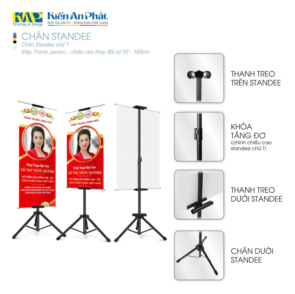 Chân standee chữ T