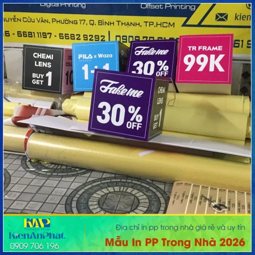 Mẫu In PP Trong Nhà 2026 đẹp