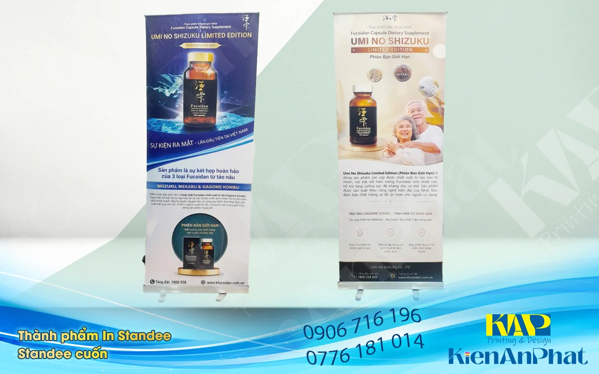 Mẫu Standee cuốn nhôm, Standee cuốn Tháng 5/2026