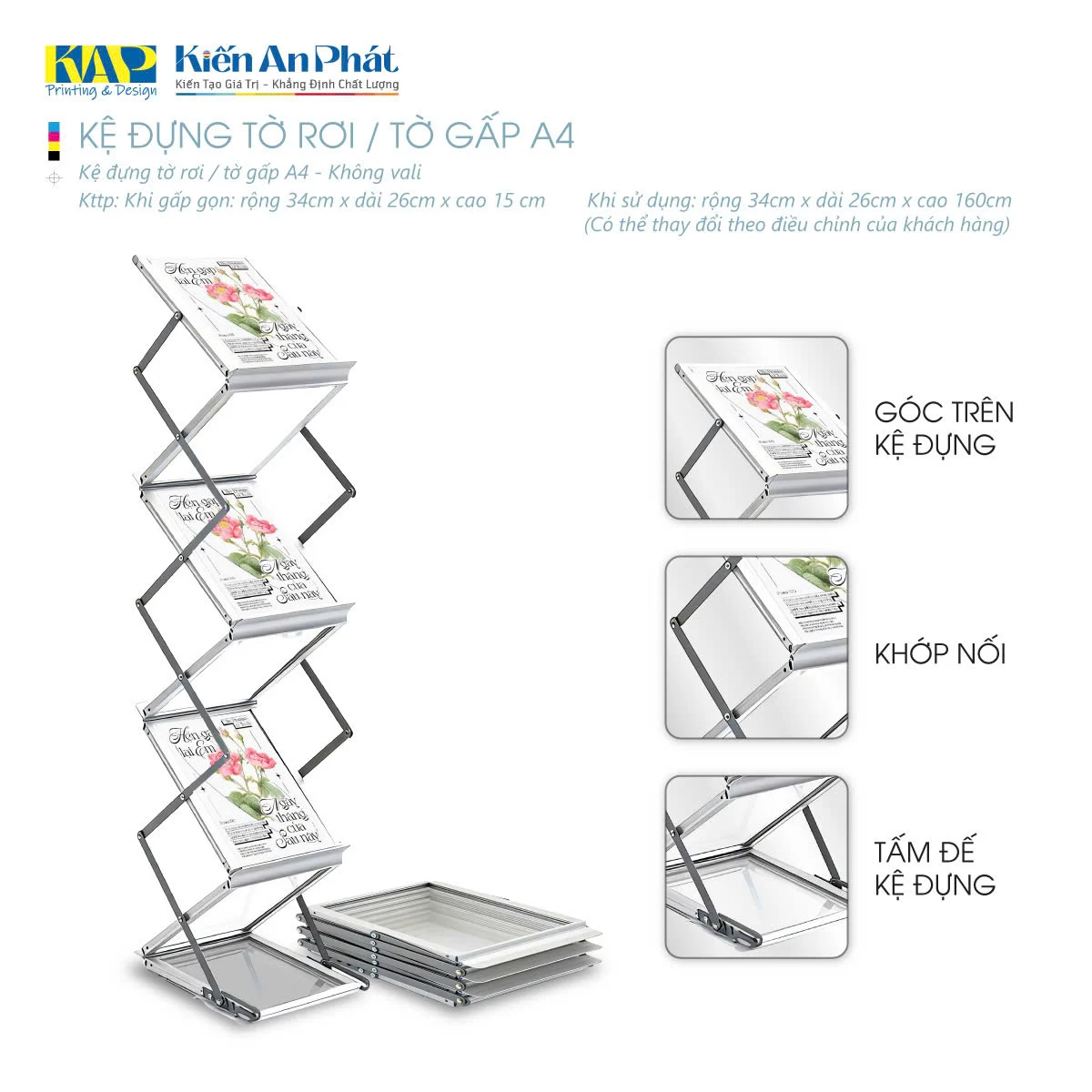 Kệ đựng Brochure / Tờ Rơi A4