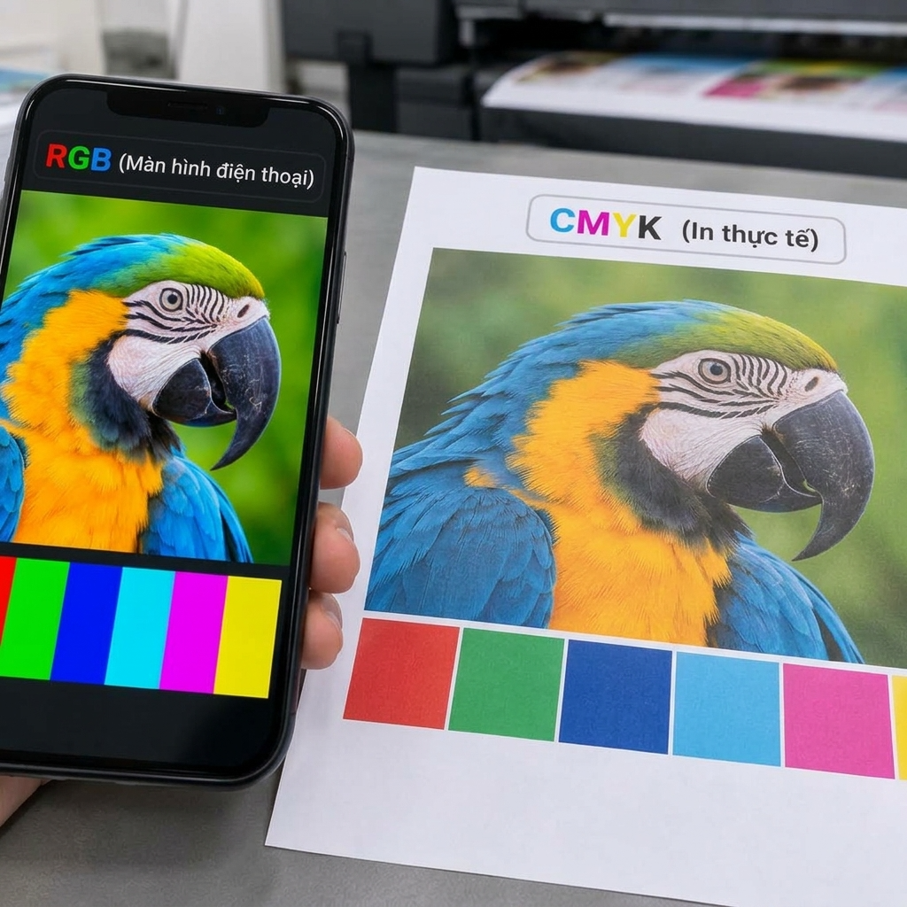 Cách Chuyển RGB Sang CMYK Trong Illustrator Không Bị Xỉn