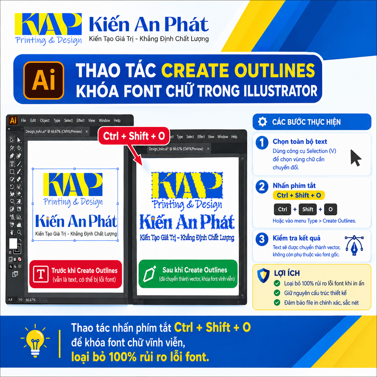 Hướng Dẫn Xuất File In PDF Chuẩn Nét Không Vỡ Hình, Lỗi Font