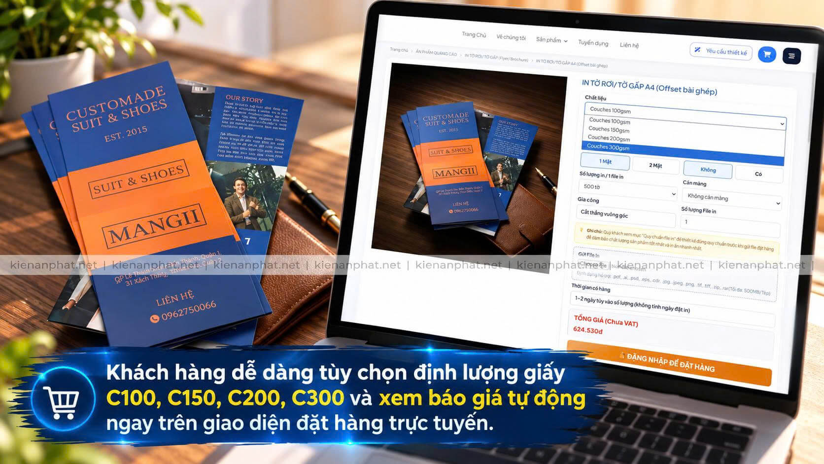 Giấy In Tờ Rơi: Cách Chọn Định Lượng C100, C150, C200, C300 Chuẩn Tiến Độ